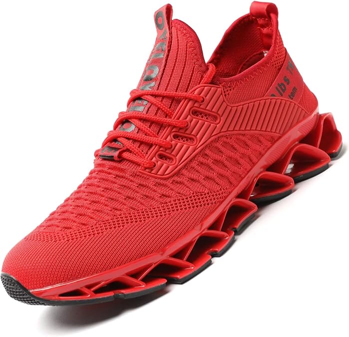 Men's Running Shoes Mesh Athletic Sport Sneakers Gym Fashion Trainers Tennis Casual Walking Zapatos