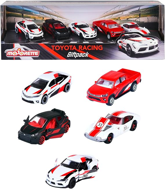 Majorette 5'li Giftpack Toyota Racing
