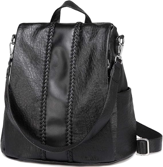 VASCHY Women Backpack, Anti Theft Ladies Backpack Purse Convertible Handbag