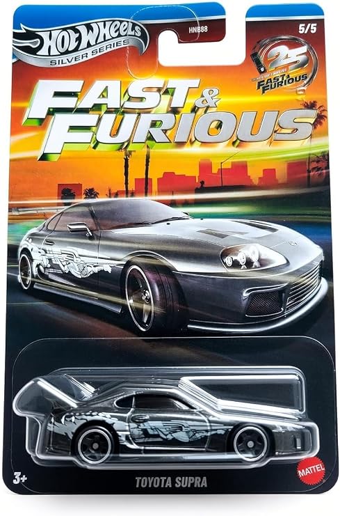 Hot Wheels Fast and Furious Silver Series Toyota Supra, 5/5