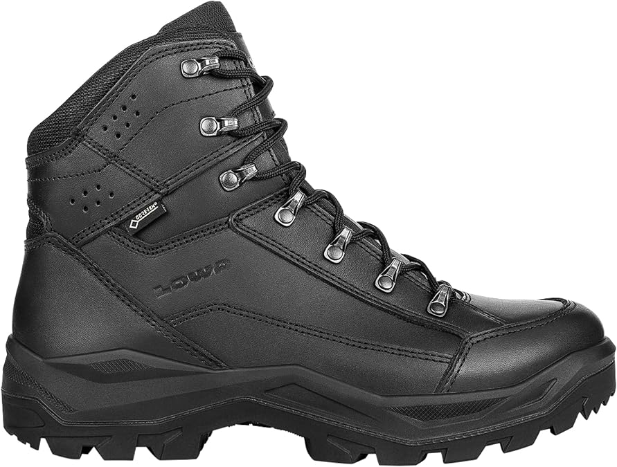 LOWA Professional Boots Medium Renegade II GTX Mid TF Black/Black 43.5