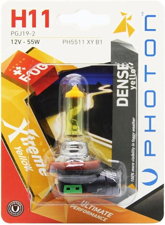 Photon H11 Xtreme Civciv Sarısı Far Ampulü, 12V - 55W