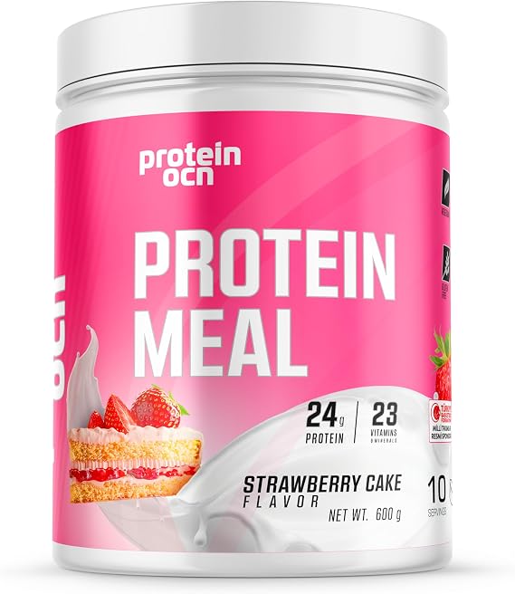 Proteinocean Protein Meal Proteinli Öğün Tozu Strawberry Cake 600g 10 Servis