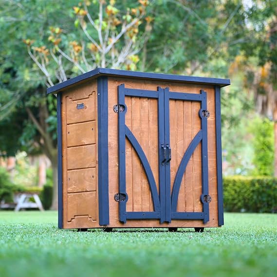 MANDU Wooden Garden Storage Cabinet 190LT