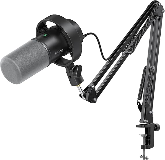 FIFINE AmpliTank K688CT Podcast Mikrofon Seti, USB/XLR Dinamik Vokal Mikrofon