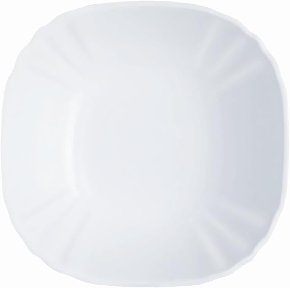 Luminarc Lotusia 9201372 Set of 6 Flat Opal Plates, Multi-Colour