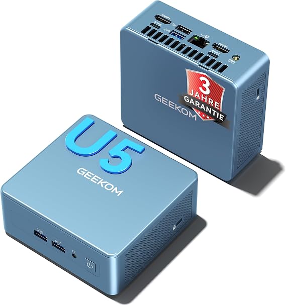 GEEKOM IT12 Mini PC Intel Core U5 125U (AI Boost) 16GB DDR5 512GB SSD