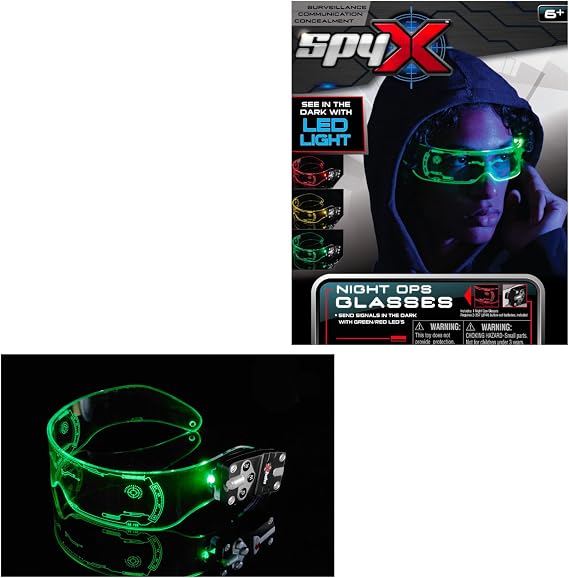 SpyX Night Ops Glasses - Kids Spy Tech Surveillance Eyewear Toy