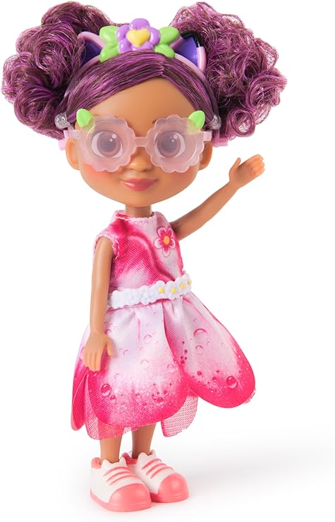 Gabby's Dollhouse: The Movie, Garden Gabby Doll with Removable Cat Ears hairband, Sunglasses and Doll Clothes, Kids Toys for Girls and Boys Ages 3 and Up