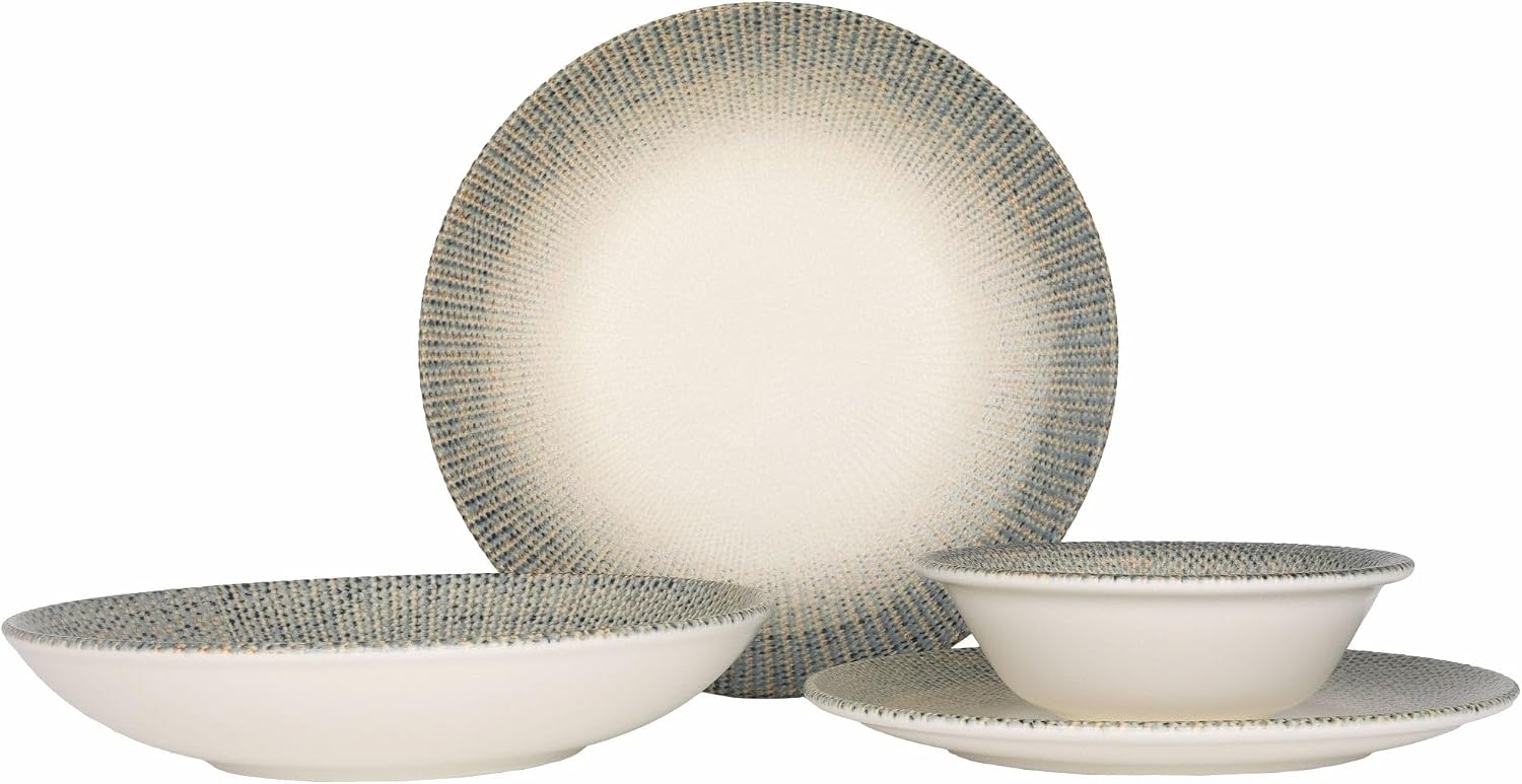 Bonna Dinnerware Set (Large) - Sway - 24 Pieces - 6 Persons - Porcelain
