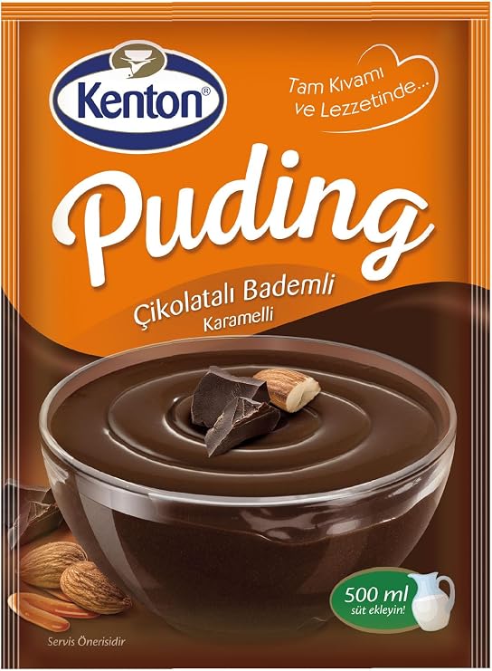 Kenton Puding Çikolatalı Bademli Karamelli 100 G