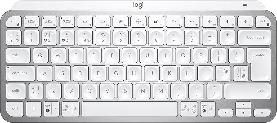 Logitech MXKEYS Mini WRLS Illuminated KB Soluk Gri - PAN - Nordic