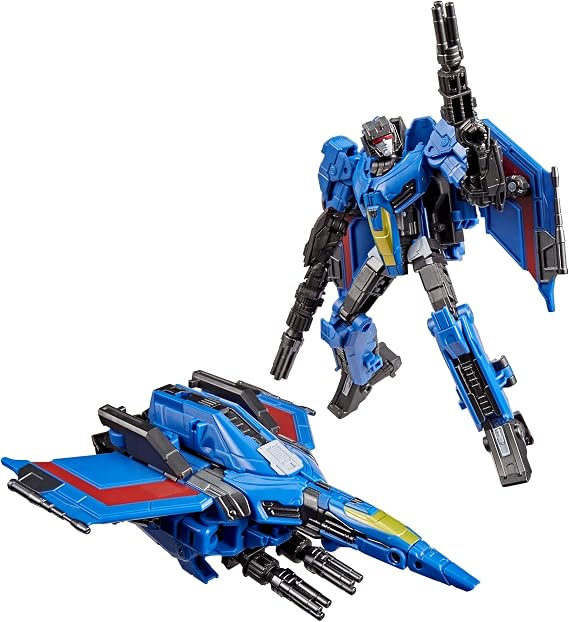 Transformers Studio Series ONE Thundercracker, Deluxe Class 13-cm Converting Action Figure, Robot Toys for Ages 8+