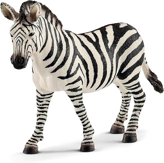 Schleich Wild Life - Zebra Safari Animal Figurine - Kids Ages 3+ | 14810