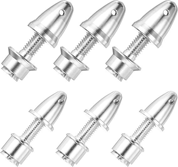 sourcing map RC Plane Airplane Spinners 3.17mm Aperture 5/6mm Output 6pcs