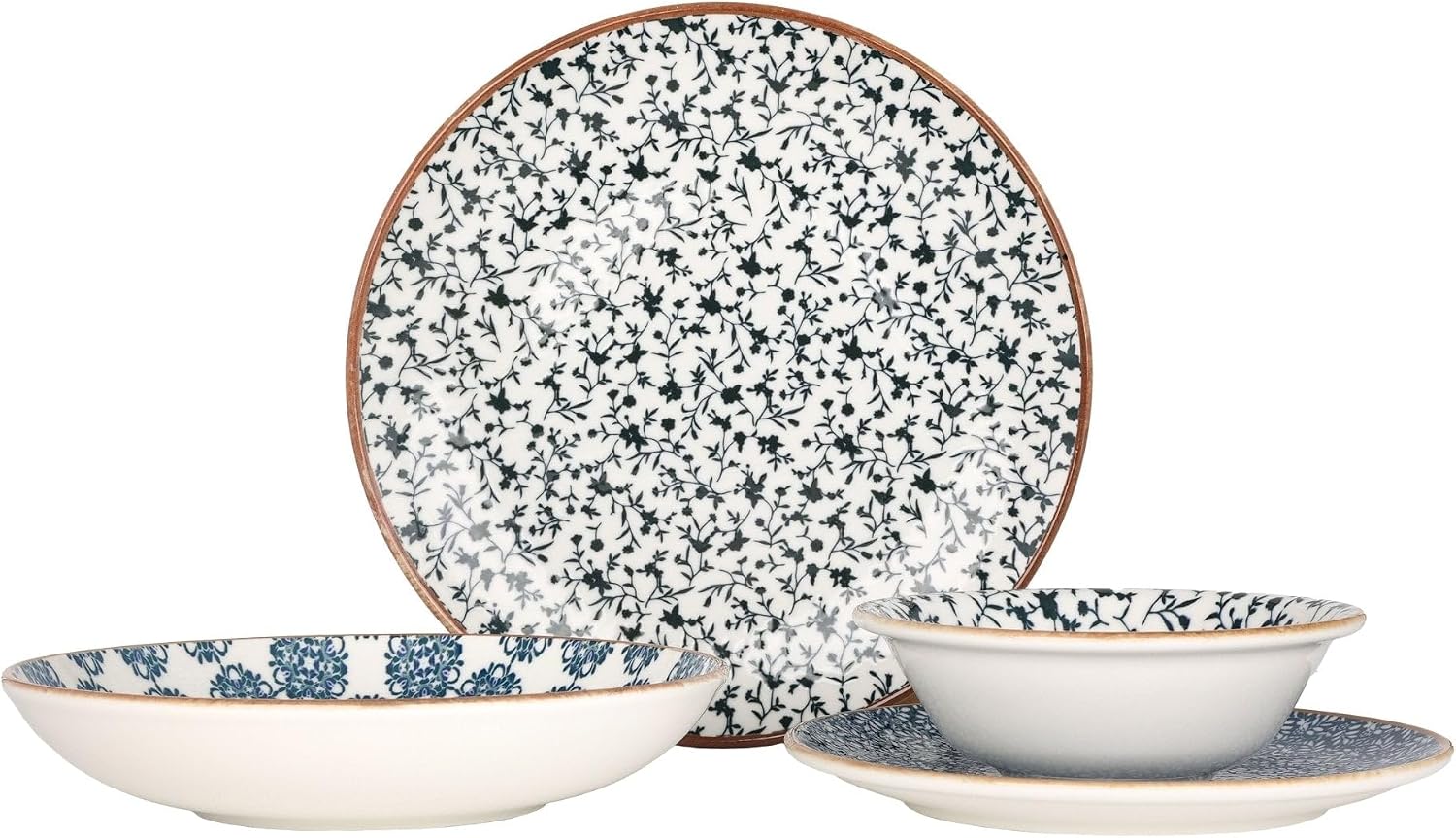 Bonna Dinnerware Set - Calif - 24 Pieces - 6 Persons - Porcelain