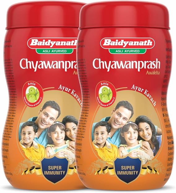 Baidyanath Chyawanprash - Enriched with 42 Ayurvedic herbs, Improves Immunity and Strength for all age groups, 1 kg (Pack of 1)