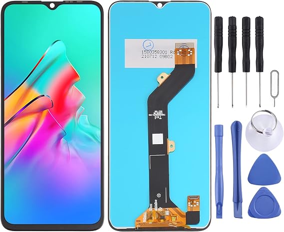 Full LCD Screen and Digitizer Assembly for Infinix Smart 5 / Hot 10 Lite X657, X657B, X657C Cell Phone Replacement LCD Display