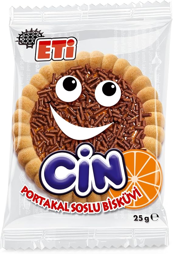 Eti Cin Portakallı Bisküvi 25 g x 36 Adet