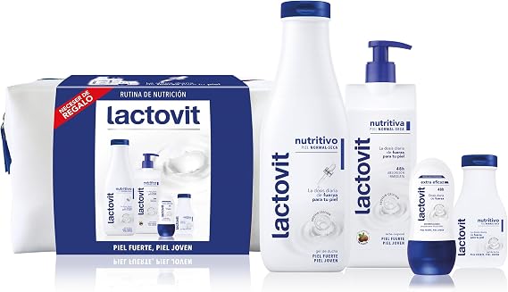 Lactovit - Toiletry Bag Nourishing Body Gift Set with ProLactic10