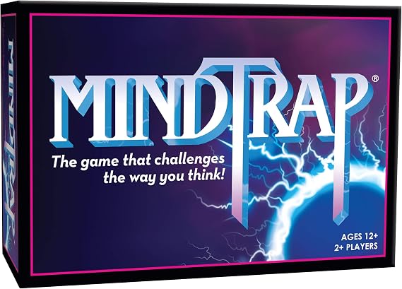 Cheatwell Games MindTrap - The Game Of Puzzles, Brainteasers And Trick Questions - Over 500 Mysteries, Conundrums, Riddles And Logic Problems To Solve - Ages 12+