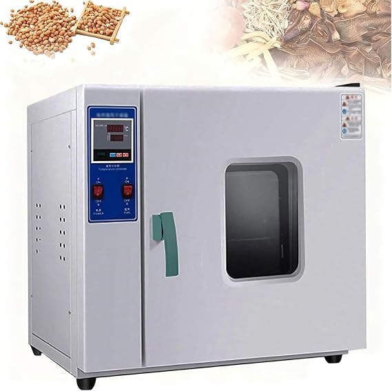 Constant Temperature Blast Drying Oven for Laboratory/Industrial, Lab Forced Air Convection Drying Oven with Digital Display Temperature Controller, Lab Thermostatic Incubator Oven