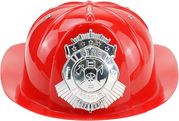 Firefighter Hat, Simulation Adjustable Halloween Costume Helmet