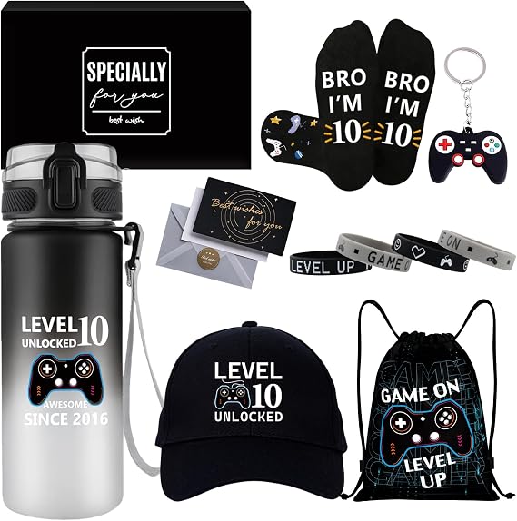 10 Year Old Gifts for Boys, Birthday Gifts for 10 Year Old Boy LEVEL 10