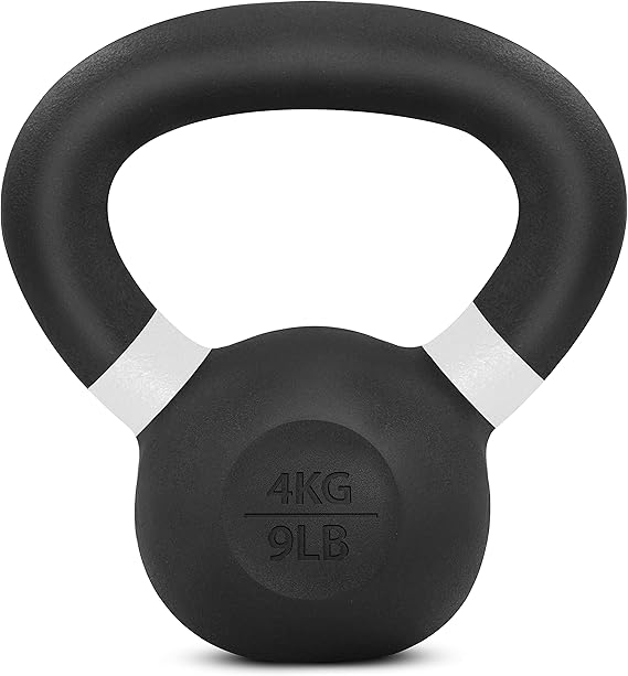 Yes4All Powdercoat Cast Iron Kettlebell 4-32 kg Swing Barbell Ball Weight