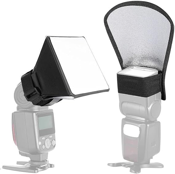 2 Pieces Macro Flash Diffuser, Portable Small Macro Soft Box, Universal Camera Flash Diffuser Speedlight Softbox Kit, Photography Accessories, Camera Accessories for Photography