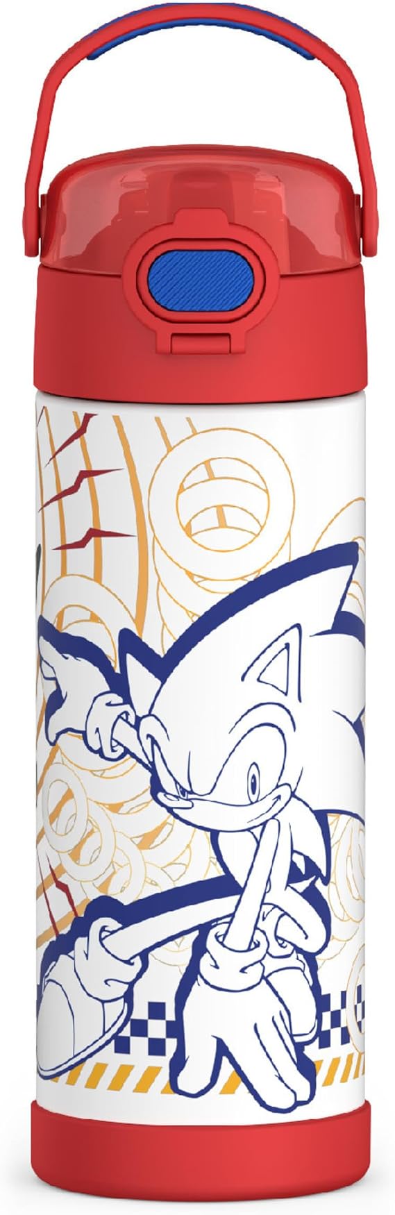 Thermos FUNTAINER 473ml Stainless Steel Vacuum Insulated Wide Spout Bottle, Sonic