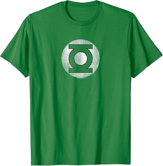 Green Lantern Logo Distressed T-Shirt T-Shirt