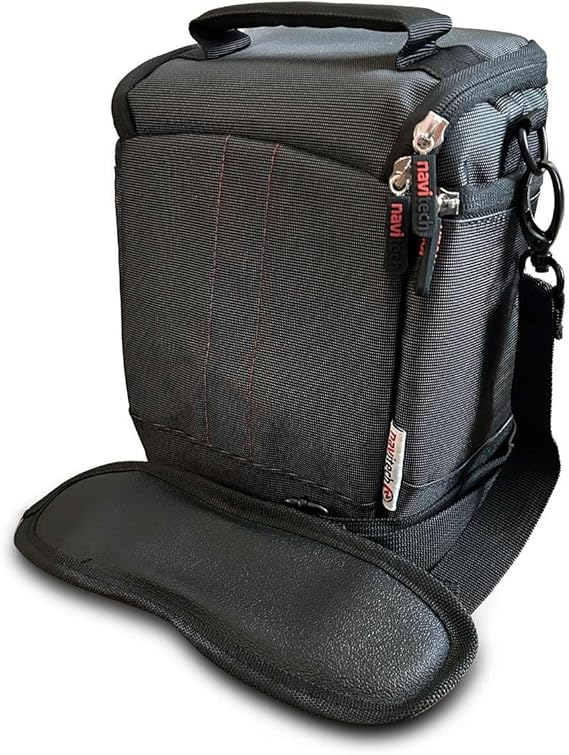 Navitech Black Carrying Case and Travel Bag Compatible with Nebula Capsule 3 1080p Mini Projector