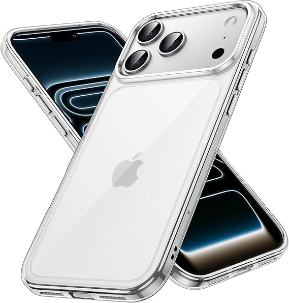 JETech iPhone 17 Pro MAX Case, Anti-Yellowing, Clear
