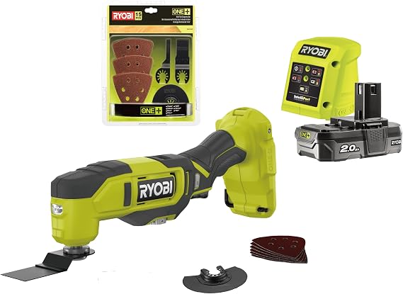 Ryobi RMT18-120SA15 18V ONE+ Multi Tool Kit (1 x 2.0 Ah)