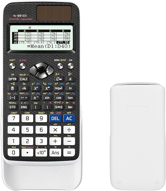 FX-991EX Scientific Calculator, 552 Functions Engineering Calculator for A-Level Maths & GCSE, 10+2 LCD Digits Written Display, Teachers, School, Office