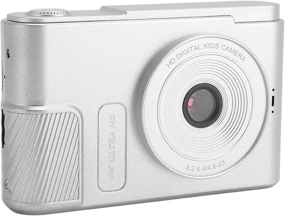 Digital Camera, 48MP 4K Video Camera Camcorder with 2.4 Inch Screen, 16x Digital Zoom, Anti Shake, Auto Focus, Multi Color Filter, Compact Vlogging Camera for Kids, Students