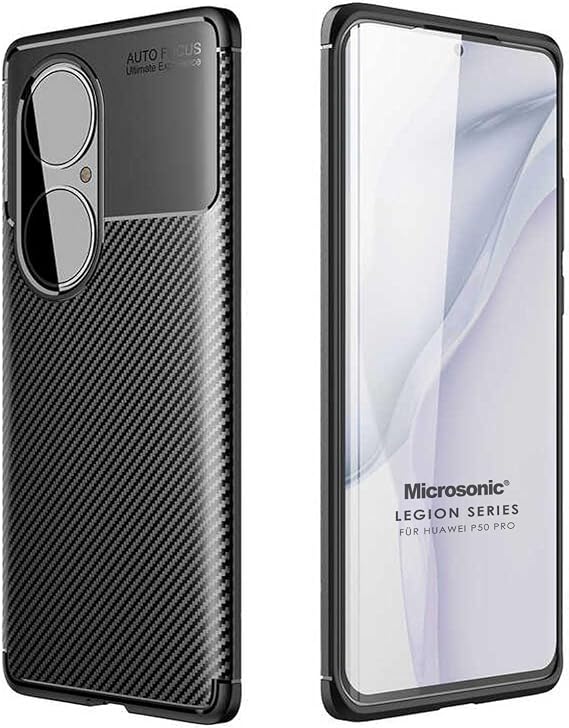 Microsonic Huawei P50 Pro için Kılıf Legion Series Siyah [P50 Pro ile Uyumlu Kılıf - Siyah]