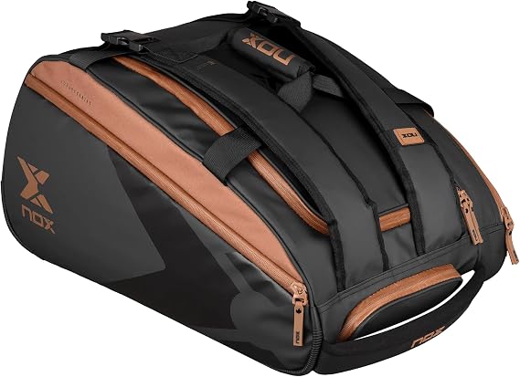 nox Luxury Open Series Padel bag Black Brown Bpopenblbr