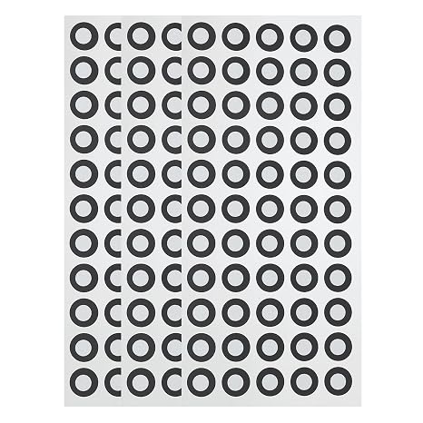 MECCANIXITY ハンドヘルド3Dスキャナー用ラウンド3Dスキャンマーカー200個、内側5mm外側9mm高反射トラッキングドットスキャンポイントマーカー、レーザー3Dスキャナー用ポジショニングターゲット、シルバー