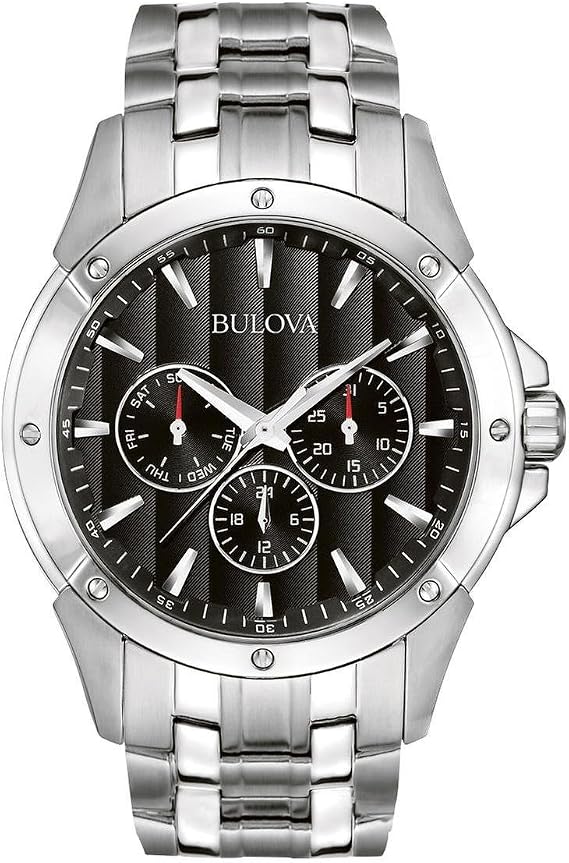 Bulova Classic Multi-Function Mens Watch, Stainless Steel