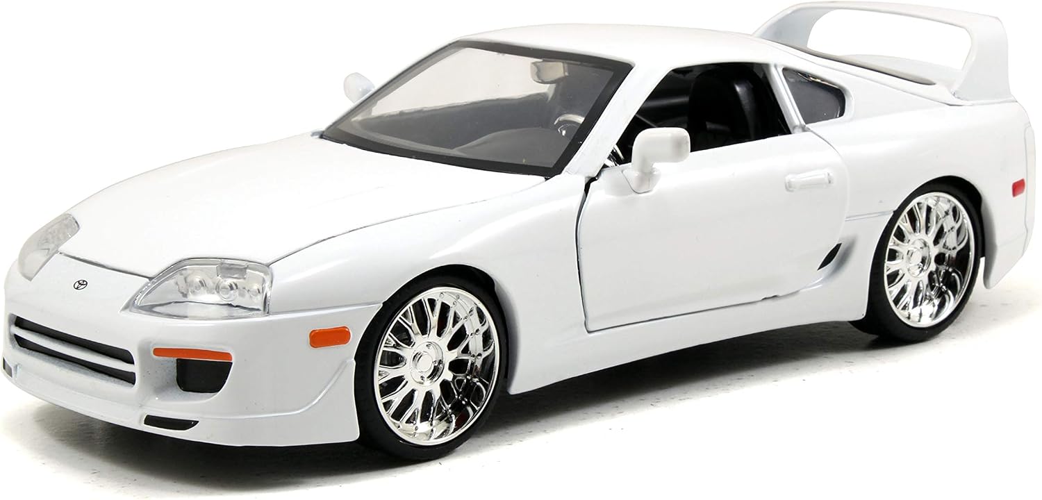 Jada 124 Scale Diecast 97375 - Brians Toyota Supra - Fast & Furious - White