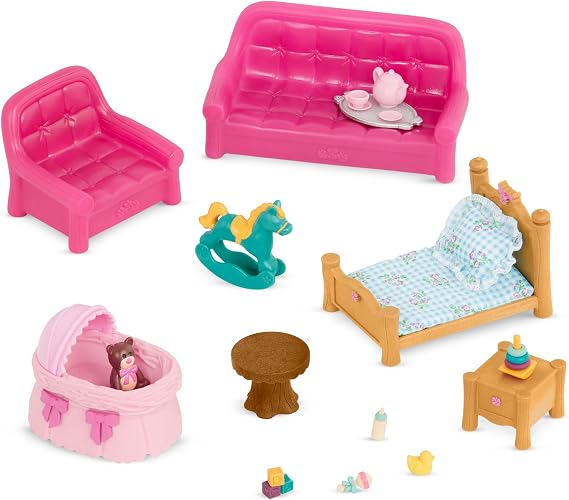 Li'l Woodzeez - Adorable Miniature Furniture Set - Living Room