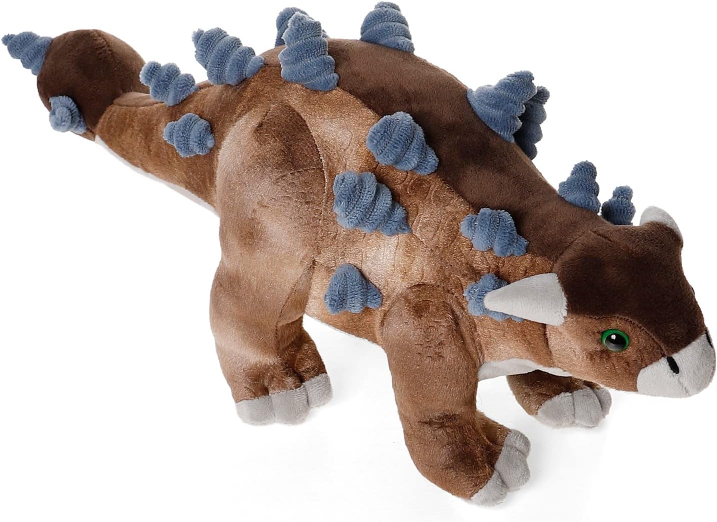 Ankylosaurus Plush Toy, Hug Dinosaur Doll, Soft Fluffy Cuddly Dino for Friends - Any Age and Occasion