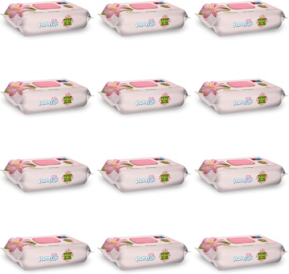 Paddlers Lotus Çiçeği Kokulu Islak Mendil 864 Yaprak (12x72) – Koli