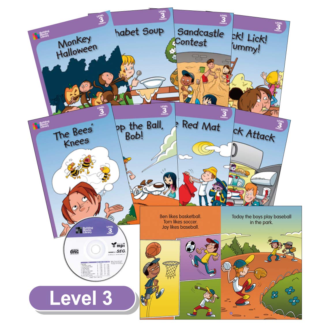 Building Blocks Library Level 3 8-book set with CD BBL Print on Demand Paperback – January 1, 2010