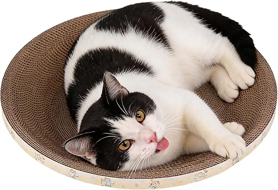 Scratch Pad for Cats Round Claw Grinder Toy Protector