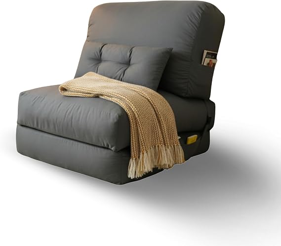 Xpermate Tek Kişilik Yataklı Koltuk 22 cm Sünger Yatak Açılır Yer Yatağı Misafir Yatağı 225x90x22 MegaFloor