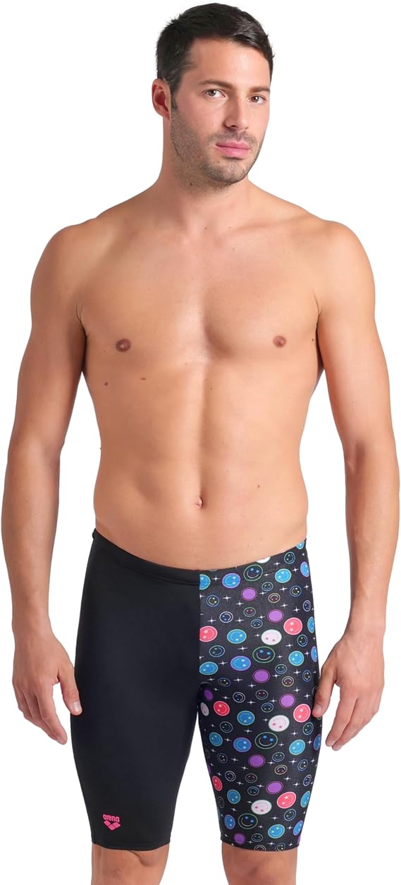 Arena Men's Arena Performance Men's Contour Swim Jammer Athletic Swimwear Professional Training Suit Swim Trunks (Pack of 1)