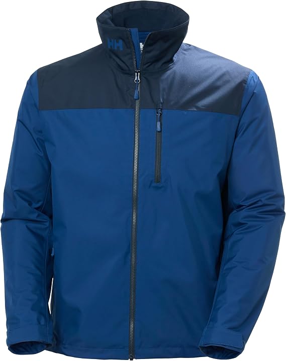 Helly Hansen Men's Crew Midlayer Jacket 2, Dark Blue, 2XL